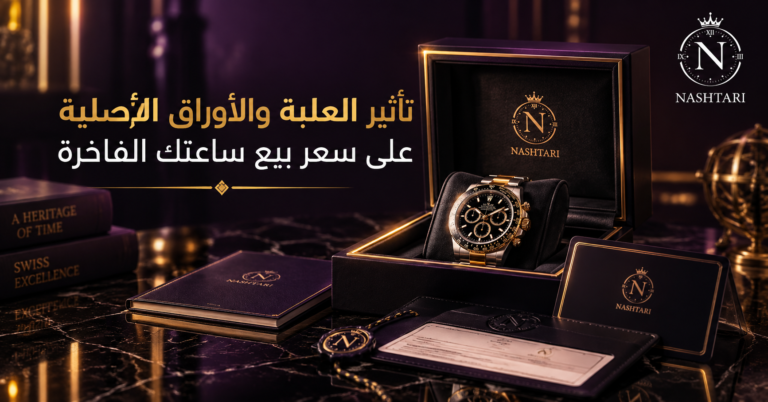 تأثير العلبة والأوراق الأصلية على سعر بيع ساعتك الفاخرة