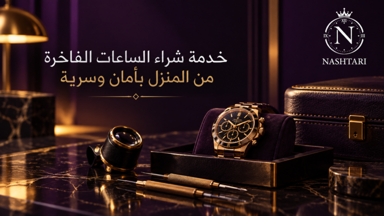 خدمة شراء الساعات الفاخرة من المنزل بأمان وسرية