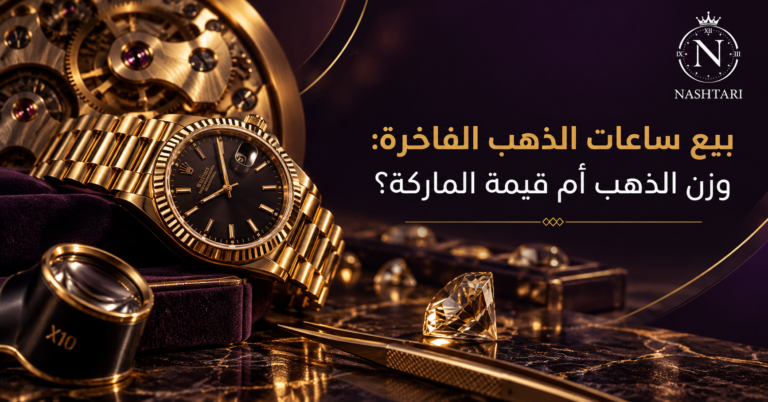 بيع ساعات الذهب الفاخرة: وزن الذهب أم قيمة الماركة؟